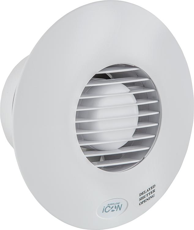 Kleinraum-Ventilator Icon 15 (V=68m /h), 230V NW 100, weiß Kleinraum-Ventilator Icon 15 (V=68m /h), 230V NW 100, weiß