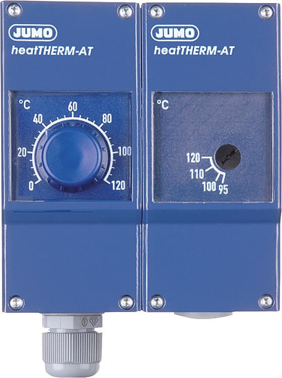 Heizungdoppelthermostat JUMO heatTHERM AT Typ 603070/0120 0..120 C / 70..130 C R