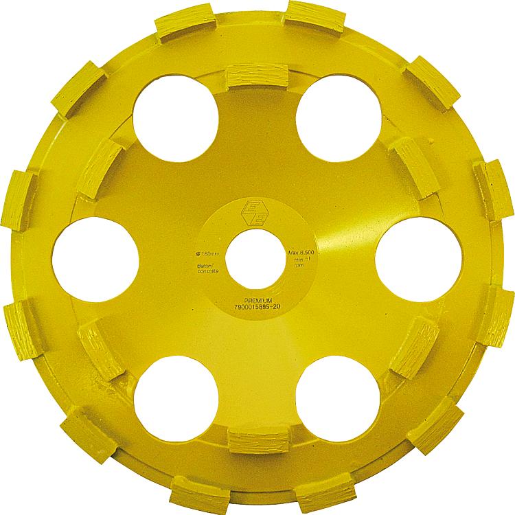 Diamant-Schleifteller Ø 180 mm für Estrich, passend zu Betonschleifer EBS 180F Diamant-Schleifteller Ø 180 mm für Estrich, passend zu Betonschleifer EBS 180F