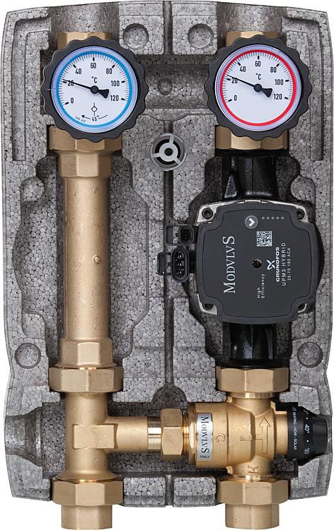 Festwertregelset Easyflow Grundfos UPM3Hybrid 25-70, Einstellb.20-43 C, DN25