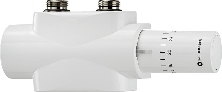 Heimeier Multilux 4-Set Halo Zwei-und Einrohrbetrieb, 3/4", weiß RAL 9016