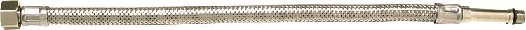 Verbindungsschlauch flexibel 3/8" Ü-Wurfmutter x M 10, KTW-A 350 mm, langer Gewi Verbindungsschlauch flexibel 3/8" Ü-Wurfmutter x M 10, KTW-A 350 mm, langer Gewi