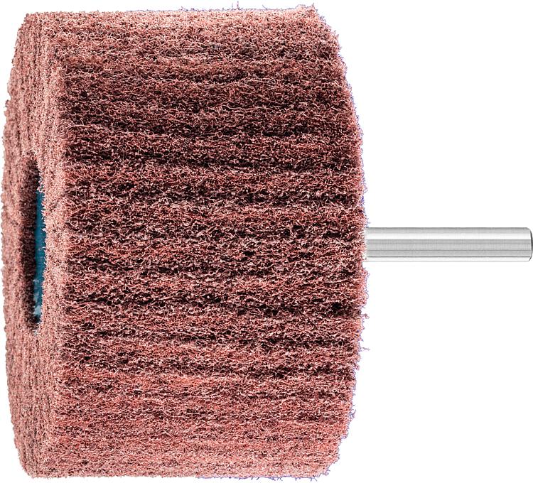 Vliesschleifstift Pferd PNL, Ø 80x50 mm, Schaft-Ø 6 mm, Körnung A 180 Vliesschleifstift Pferd PNL, Ø 80x50 mm, Schaft-Ø 6 mm, Körnung A 180