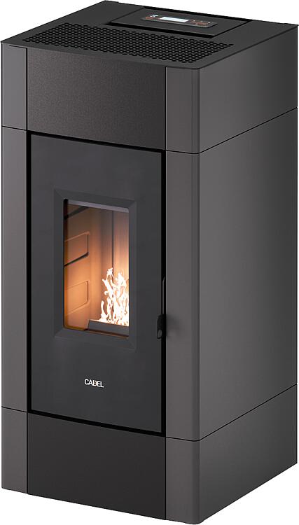 Pelletofen Cadel Cristal 9, Verkleidung Metall Anthrazit Pelletofen Cadel Cristal 9, Verkleidung Metall Anthrazit