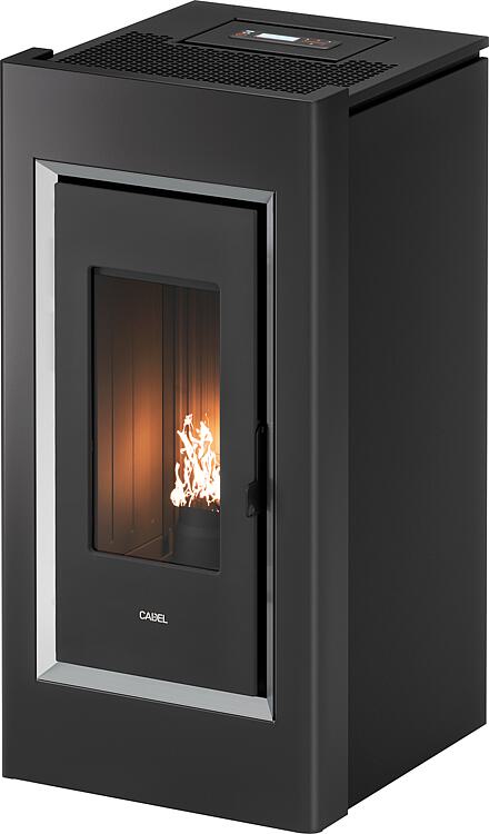 Pelletofen Cadel Prince Plus 11, T1 Wifi Grundgerät mit Verkleidung Metall Anthrazit 11 KW, Warmluftverteilung Pelletofen Cadel Prince Plus 11, T1 Wifi Grundgerät mit Verkleidung Metall Anthrazit 11 KW, Warmluftverteilung
