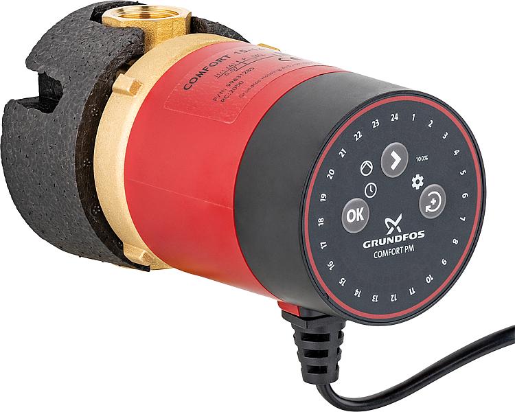 Zirkulationspumpe Grundfos Comfort 15-14 BU PM DN15 (1/2") 230V, BL 80mm Zirkulationspumpe Grundfos Comfort 15-14 BU PM DN15 (1/2") 230V, BL 80mm