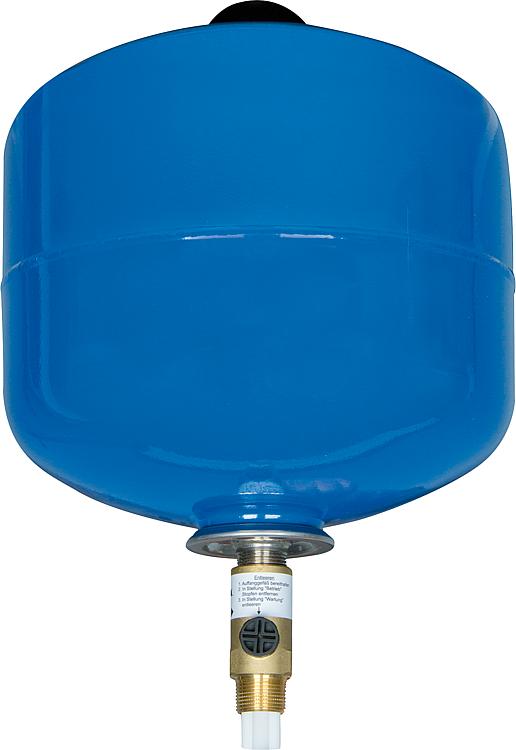 Ausdehnungsgefäß Trinkwasser Extravarem 12 Ltr. mit Absperrventil, DVGW geprüft Ausdehnungsgefäß Trinkwasser Extravarem 12 Ltr. mit Absperrventil, DVGW geprüft