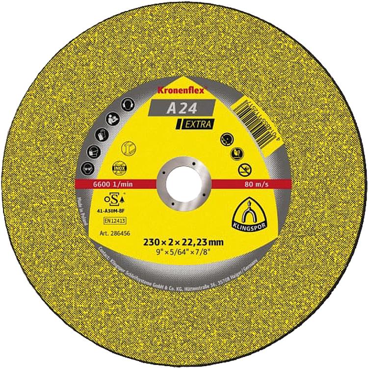 Trennscheibe KLINGSPOR gekröpft 115x2,5x22,23mm Trennscheibe KLINGSPOR gekröpft 115x2,5x22,23mm