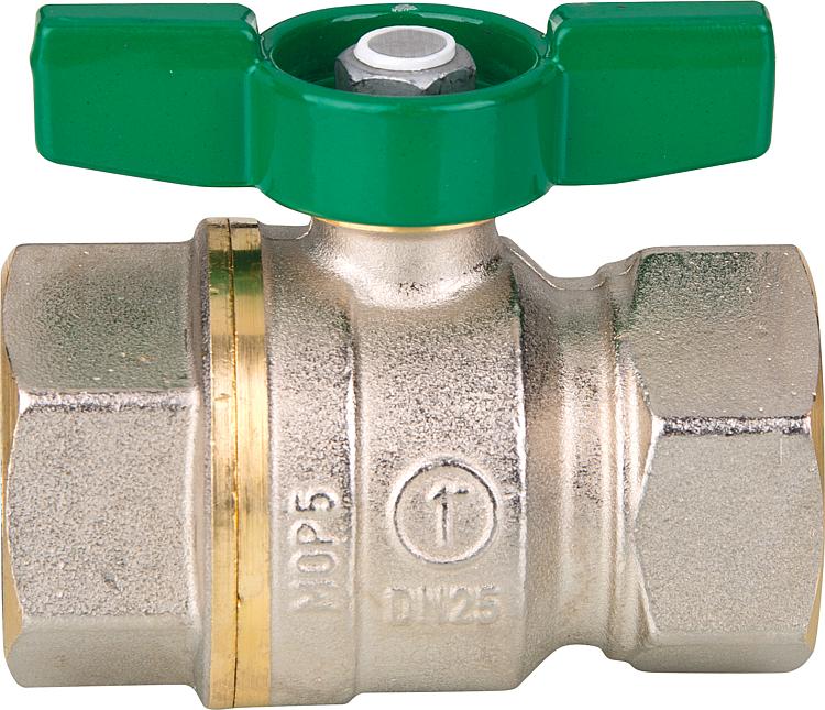 Trinkwasser-Kugelhahn R951W Dado, DN15 (1/2") IG Messing vernickelt / Flügelgrif Trinkwasser-Kugelhahn R951W Dado, DN15 (1/2") IG Messing vernickelt / Flügelgrif