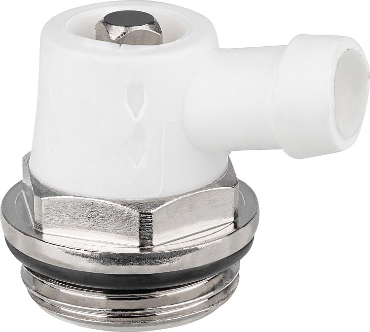 Entleerhahn drehbar 1/4" Messing vernickelt Drehbare EPDM Dichtung Entleerhahn drehbar 1/4" Messing vernickelt Drehbare EPDM Dichtung