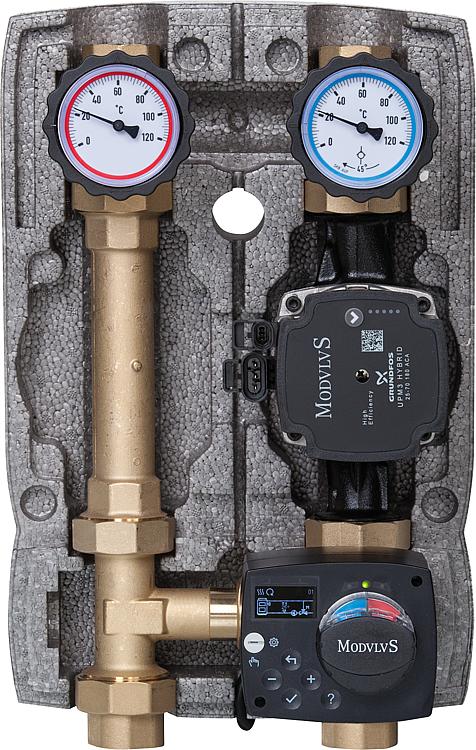 Entladeset Easyflow motorisch Grundfos UPM3 Hybrid 25-70, Einstellb.20 C-80 C