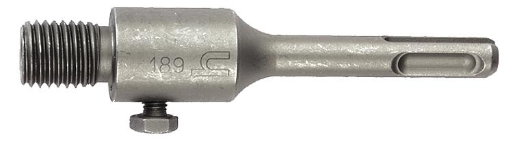 Aufnahmeschaft HELLER® M16 Aussengewinde mit SDS-Plus Aufnahme Länge 110 mm Aufnahmeschaft HELLER® M16 Aussengewinde mit SDS-Plus Aufnahme Länge 110 mm