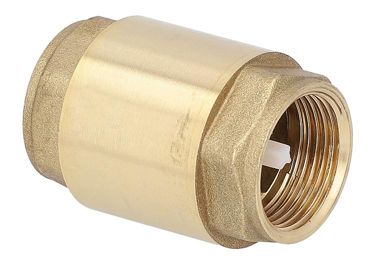 Rückschlagventil Messing beidseitig Innengewinde 3/4" Rückschlagventil Messing beidseitig Innengewinde 3/4"