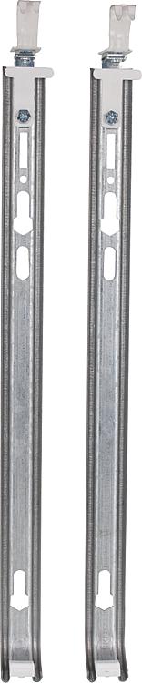 Wandkonsolen-Set für Bauhöhe 500mm - mit Schraub.+Dübel, 2xKon- sole, 2xDüb.10mm