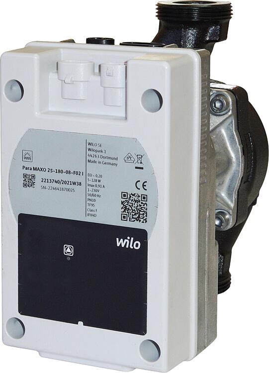 Umwälzpumpe Wilo Para Maxo 25/8-180 für Solar-Systemtrennung Easyflow Solo HE Umwälzpumpe Wilo Para Maxo 25/8-180 für Solar-Systemtrennung Easyflow Solo HE