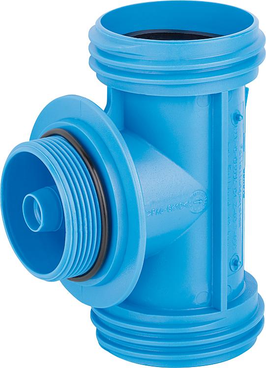 T-Stück Schütz DN50 (2") AG mit Düse Ø 11 mm T-Stück Schütz DN50 (2") AG mit Düse Ø 11 mm
