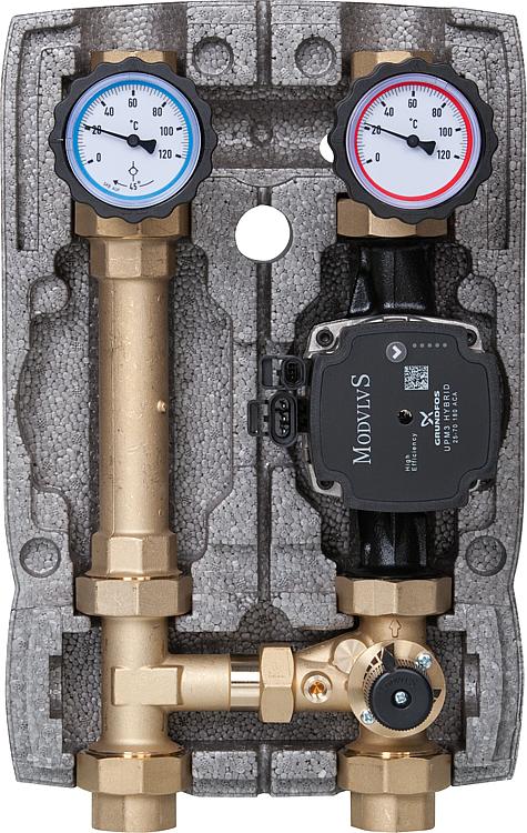 Heizkreisset Easyflow DN25 3-Wegemischer, Grundfos UPM 3 Hybrid 25-70 Heizkreisset Easyflow DN25 3-Wegemischer, Grundfos UPM 3 Hybrid 25-70