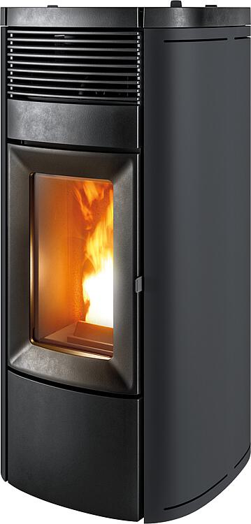 Pelletofen MCZ Musa Air 10 R, Grundgerät mit Verkleidung Schwarz Metall, 10 KW Pelletofen MCZ Musa Air 10 R, Grundgerät mit Verkleidung Schwarz Metall, 10 KW