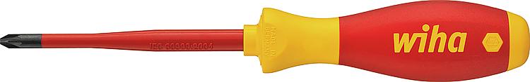 VDE-Schraubendreher Wiha® SoftFinish SlimFix Pozidriv, PZ2, 1.000V AC, VDE-Schraubendreher Wiha® SoftFinish SlimFix Pozidriv, PZ2, 1.000V AC,
