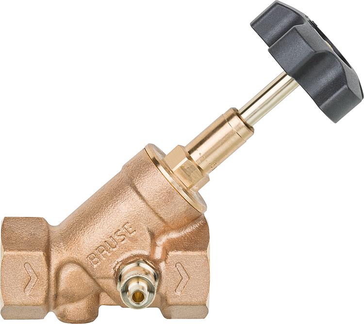 Freistromventil ROTGUSS,DN15 (1/2") mitEntl., mit steigender Spindel, Ergo-Handr Freistromventil ROTGUSS,DN15 (1/2") mitEntl., mit steigender Spindel, Ergo-Handr