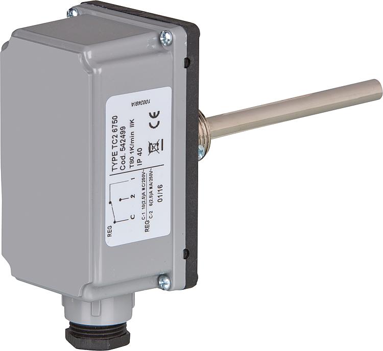 Tauchthermostat Imit Typ TC2, 0-90 C, Innenskala DN15 (1/2"), Länge 150mm Tauchthermostat Imit Typ TC2, 0-90 C, Innenskala DN15 (1/2"), Länge 150mm