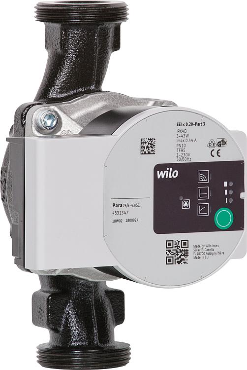 Umwälzpumpe Wilo Para 25/6 für Heizkreisset Easyflow DN25(1") Baulänge 180mm Umwälzpumpe Wilo Para 25/6 für Heizkreisset Easyflow DN25(1") Baulänge 180mm