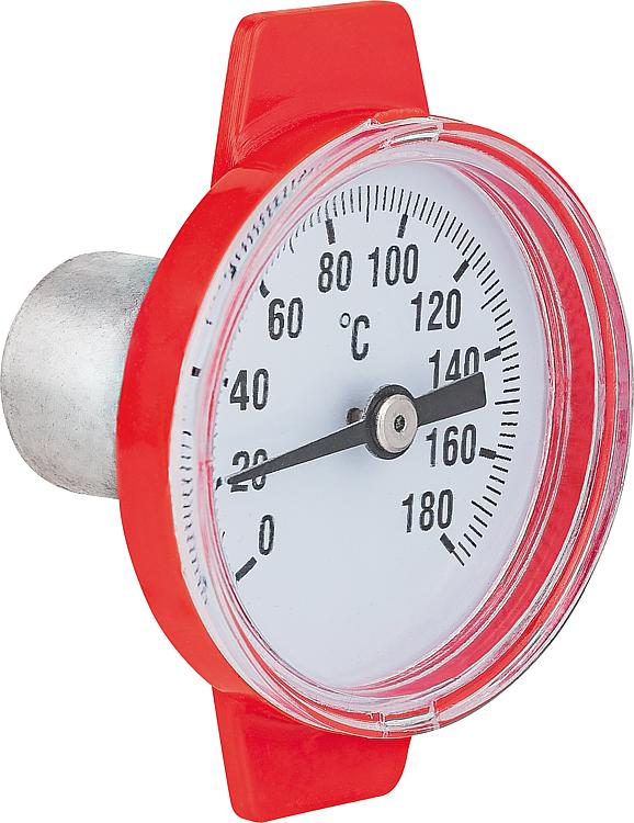 Thermometer für Solar-Isolier-T-Kugelhahn Typ G und F, 0-160 C Thermometer für Solar-Isolier-T-Kugelhahn Typ G und F, 0-160 C