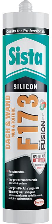 Dach-Silikon SISTA F173 Dach & Wand transparent 300ml Kartusche Dach-Silikon SISTA F173 Dach & Wand transparent 300ml Kartusche