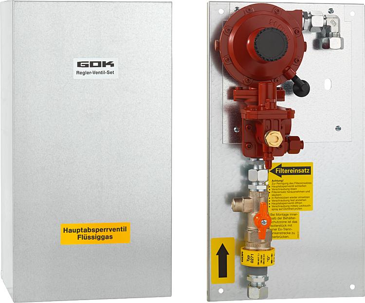 Regler-Ventil-Set B 200 RVS15 12kg/h 50mbar