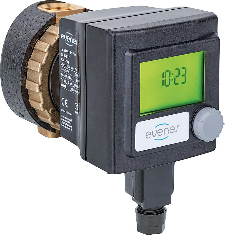 Evenes Zirkulationspumpe EV ZUP-T 15 Plus DN15 (1/2") IG Evenes Zirkulationspumpe EV ZUP-T 15 Plus DN15 (1/2") IG