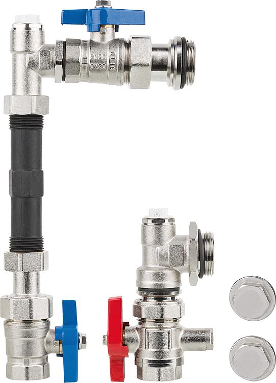WS Anschlussgarnitur WMZ V 3/4" vertikal