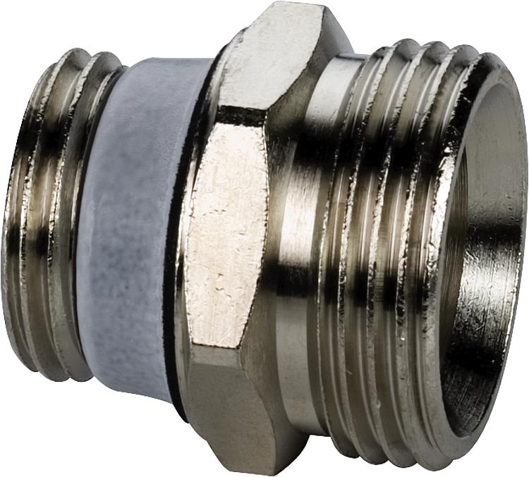 Anschlussnippel 1/2 AG x 3/4 blank Anschlussnippel 1/2 AG x 3/4 blank