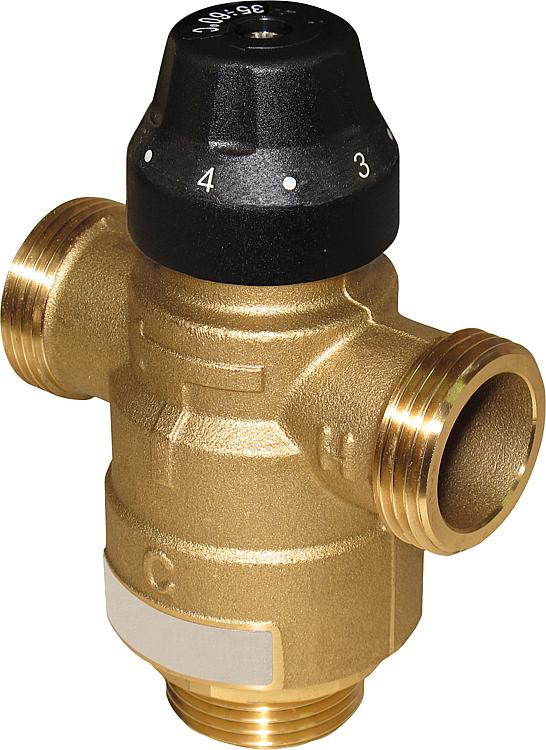 Thermomischer Easyflow Typ 726, DN15, 35-60 C, kv 1,5 Anschlüsse: AG DN20 (3/4") Thermomischer Easyflow Typ 726, DN15, 35-60 C, kv 1,5 Anschlüsse: AG DN20 (3/4")