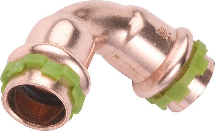Kupfer Pressfitting V-Kontur Bogen 90 12 mm Typ P5002,i/i Kupfer Pressfitting V-Kontur Bogen 90 12 mm Typ P5002,i/i