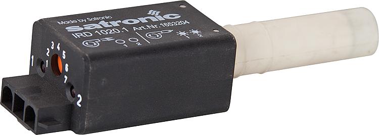 Satronic IRD1020 Gas blau Belichtung seitlich rechts