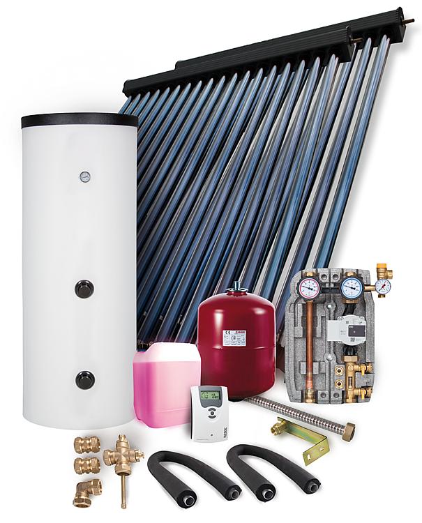 Solarpaket HP 22 Aufdachmontage 7,22qm mit Solarspeicher 300L Solarpaket HP 22 Aufdachmontage 7,22qm mit Solarspeicher 300L