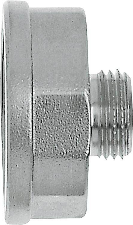 Reduzierstück Messing vernickelt Rp 1" x R 1/2" Heimeier 2201-42.044 Reduzierstück Messing vernickelt Rp 1" x R 1/2" Heimeier 2201-42.044