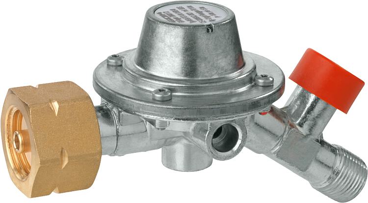 Druckregler mit SBS 12 kg/h - 4 bar, Kombi x 3/8" LH