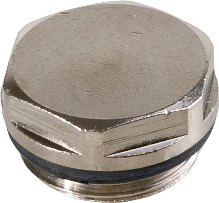 Blindstopfen 1/2" mit O-Ring Blindstopfen 1/2" mit O-Ring