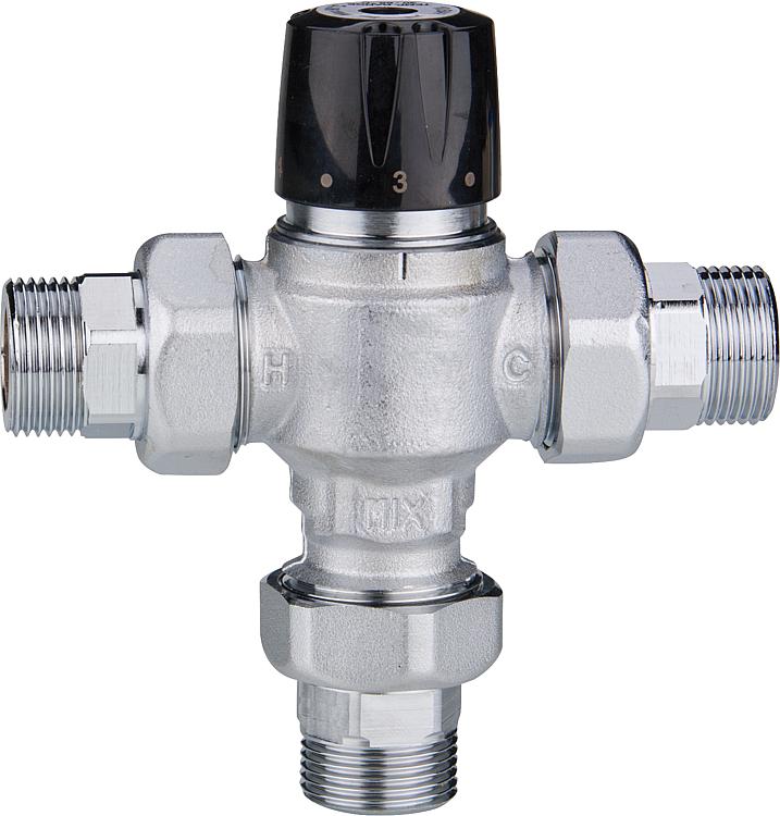 Therm. Easyflow Mix 799 inkl. Verschraubung 30-65 C, Kvs 1,5, DN15 (1/2 ), AG Therm. Easyflow Mix 799 inkl. Verschraubung 30-65 C, Kvs 1,5, DN15 (1/2 ), AG
