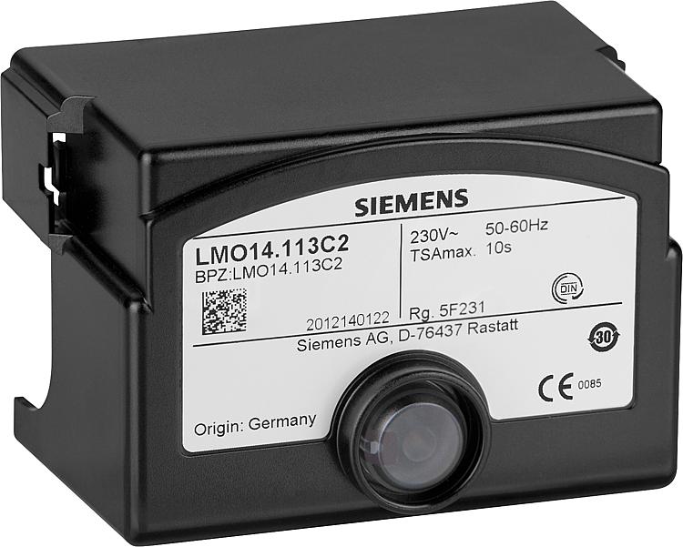 Siemens Ölfeuerungsautomat LMO 14.113 C2 ersetzt den Typ LMO 14.113 B2, passend u.a. für Hansa, Hermann