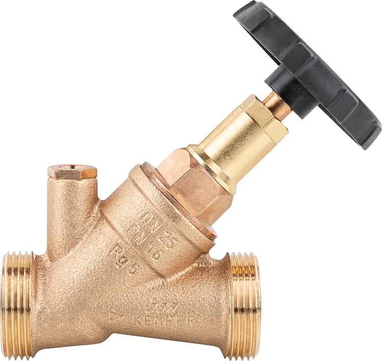 Freistromventil KEMPER RG mit Entleerstopfen G1/4 AG DN20 (3/4") Freistromventil KEMPER RG mit Entleerstopfen G1/4 AG DN20 (3/4")