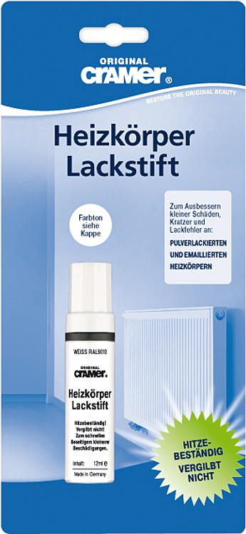 Heizkörper-Lackstift 12ml Weiß RAL 9010