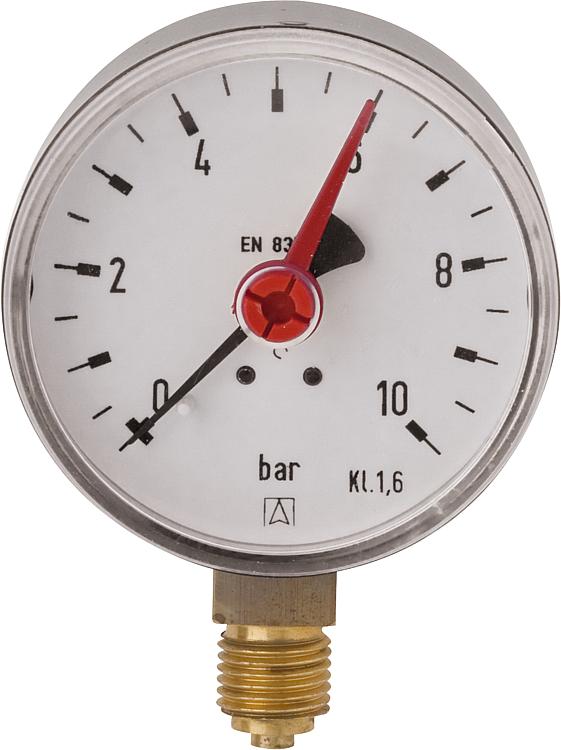 Manometer Solar RF 63 D201 Solar 63mm G1/4 B radial 0/10 bar Manometer Solar RF 63 D201 Solar 63mm G1/4 B radial 0/10 bar