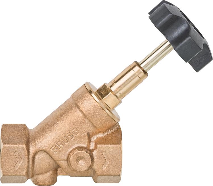 Freistromventil ROTGUSS,DN15 (1/2") mitsteigender Spindel, Ergo-Handrad Freistromventil ROTGUSS,DN15 (1/2") mitsteigender Spindel, Ergo-Handrad