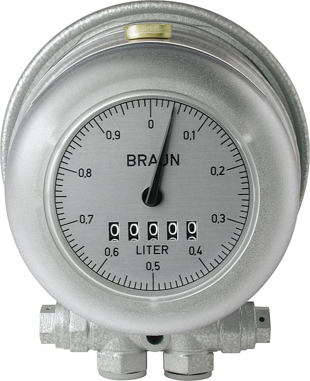 Braun Ölzähler HZ 3 0,18-12 l/h geeichte Ausführung Braun Ölzähler HZ 3 0,18-12 l/h geeichte Ausführung
