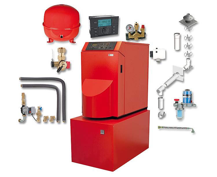 Öl-Brennwertkessel-Komplettpaket Intercal Ecoheat Plus Basis 20 kW Öl-Brennwertkessel-Komplettpaket Intercal Ecoheat Plus Basis 20 kW