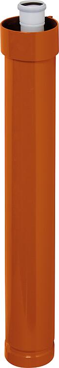 Überdachverlängerung, DN 60/125 rot, 1000mm Überdachverlängerung, DN 60/125 rot, 1000mm