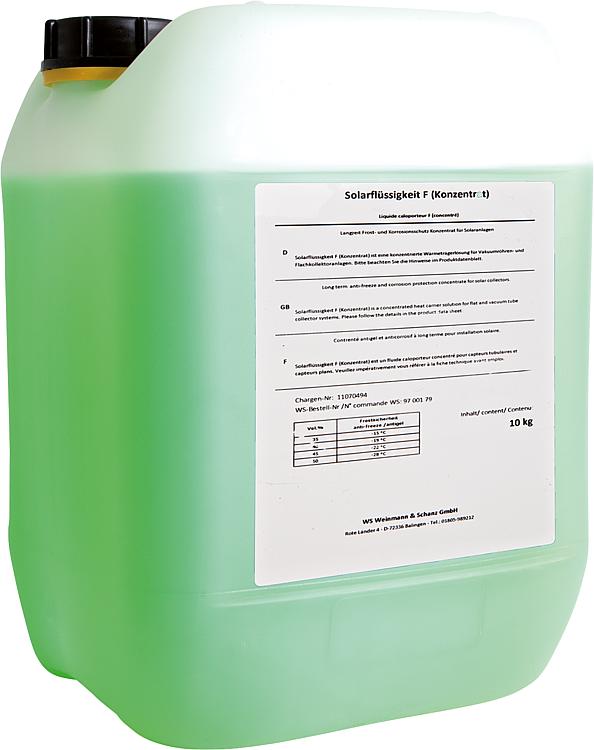 Solar-Wärmeträgerflüssigkeit unverdünnt/Korrosionss. 10 kg grün Solar-Wärmeträgerflüssigkeit unverdünnt/Korrosionss. 10 kg grün