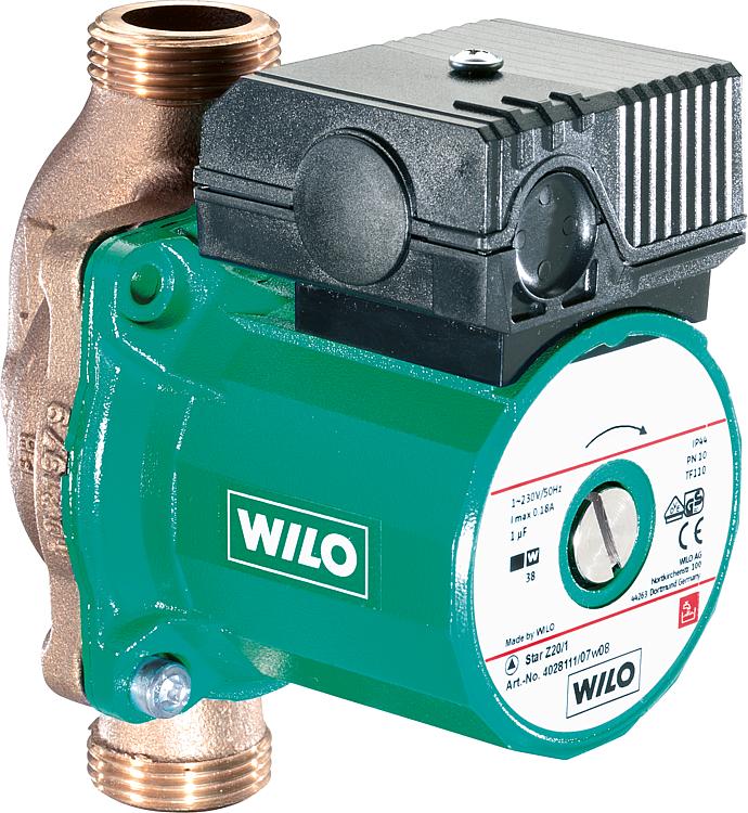 WILO Zirkulationspumpe Star-Z 20/1 BL 140mm 1'''' Motor 230 V WILO Zirkulationspumpe Star-Z 20/1 BL 140mm 1'''' Motor 230 V